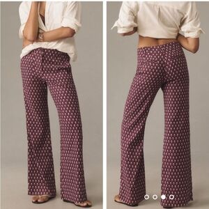 Purple Patterned Pants 14T